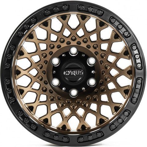 OW1701 Matt_Bronze_Matt_Black_Ring R17 J8.5 PCD6x139.7 ET0.0 DIA110 33451 фото
