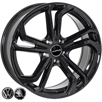 ZW-BK5620 BLACK R17*7.5J PCD5*112 ET45 DIA 57.1 755122 фото