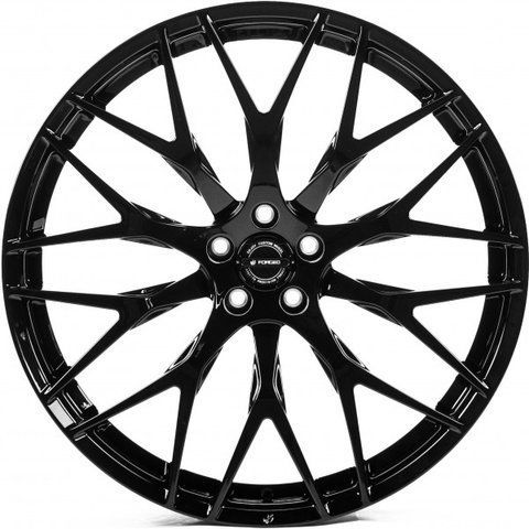 WS-A003C GLOSS_BLACK_MACHINED_FACE_FORGED R21 J9.0 PCD5*112 ET37.0 DIA66.5 34584 фото