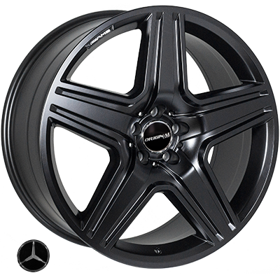 JH-5515 MattBLACK R21*10.0J PCD5*112 ET46 DIA 66.6 215520 фото