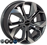 ZW-BK5168 GP R15*6.5J PCD5*108 ET37 DIA 65.1 55338 фото