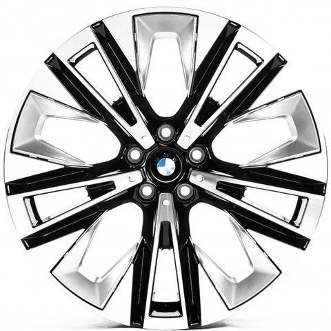 B3521 Black_Machined_Face R20 J8.5 PCD5x112 ET28.0 DIA66.5 34875 фото