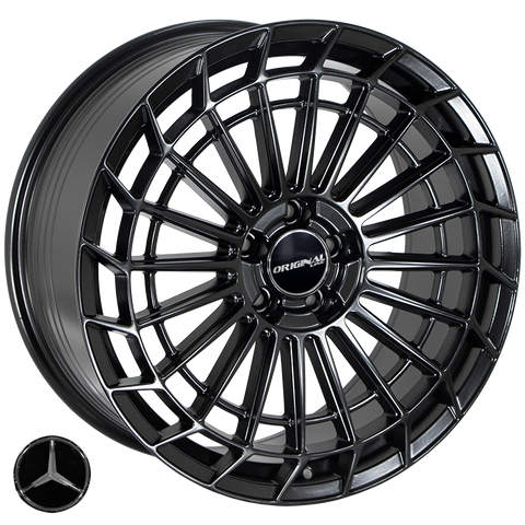 ZF-FBX162 MattBLACK R21*9.5J PCD5*112 ET39.5 DIA 66.6 215573 фото