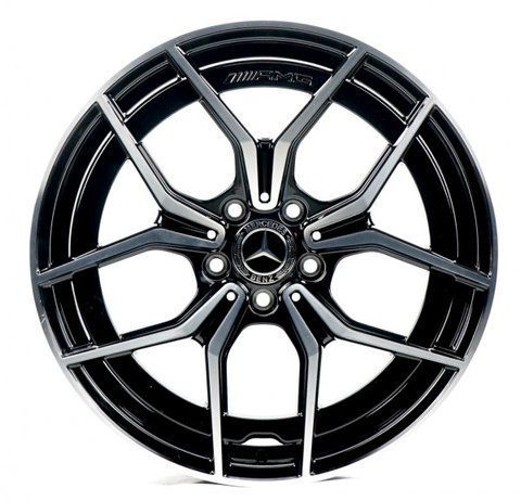 MR021-026 Machined_Face_Black R19 J9.0 PCD5x112 ET49.0 DIA66.6 31869 фото