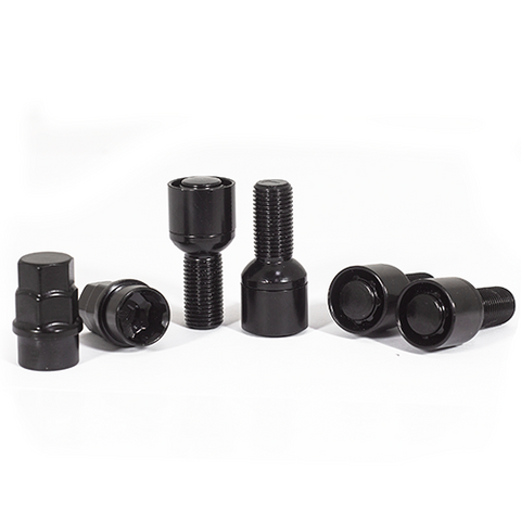 БОЛТ СЕКР. BLACK ( M14*1,5 ) H=27 (LB 009) (4+2 KEY) PLASTIC PACK СФЕРА 392 фото