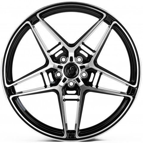 WS-031C GLOSS_BLACK_MACHINED_FACE_FORGED R21 J9.5 PCD5x112 ET31.0 DIA66.45 33234 фото